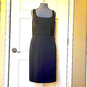 NWT Ann Taylor Satin Feel Cumberbund Waist Detail Shift Dress